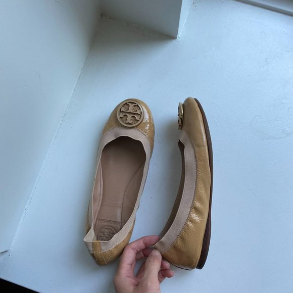 Tory Burch Patent Leather Ballet Flats - Picture 3 of 8
